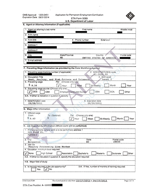 Accepted ETA9089 Form